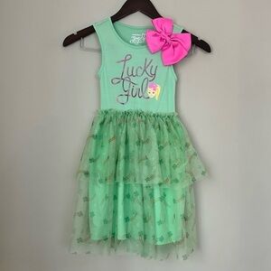 JoJo Siwa | Lucky Girl Green St Patrick’s Day Sun Dress | 6/6X